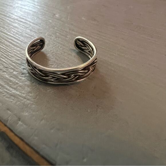 925 Sterling Silver Toe Ring - Picture 5 of 6